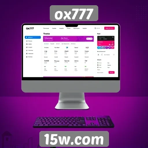 Evolução do design do site ox777
